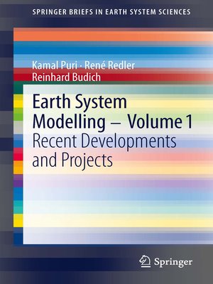 cover image of Earth System Modelling--Volume 1